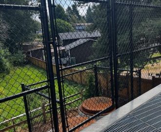 Chain link fence installation in Renton Washington